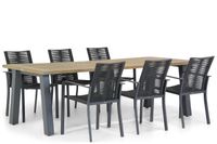 Santika Annisa/Glasgow 240 cm dining tuinset 7-delig