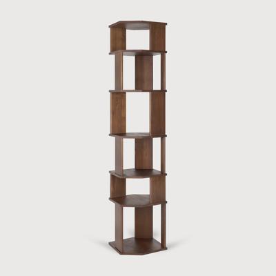 Ethnicraft Wandrek 'Stairs' Gevernist Teakhout, 204 x 45cm, kleur Bruin