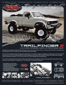 RC4WD Trail Finder 2 Truck Kit w/Mojave II Body Set (Z-K0049)