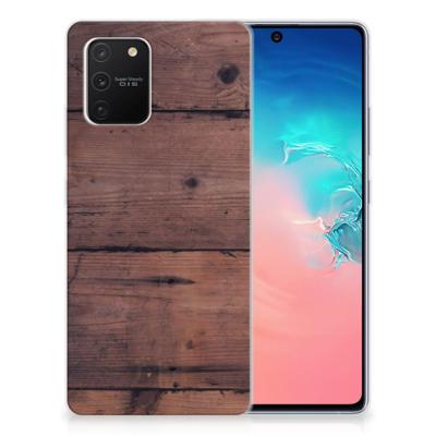Samsung Galaxy S10 Lite | Bumper Hoesje | Old Wood