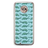 Kroko: Motorola Moto G6 Transparant Hoesje