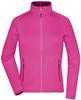 James & Nicholson JN763 Ladies´ Stretchfleece Jacket - Pink/Fuchsia - S