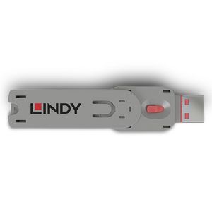 Lindy 40620 poortblokker Poortblokkeersleutel USB Type-A Roze Acrylonitrielbutadieenstyreen (ABS) 1 stuk(s)