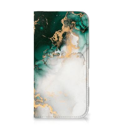 Standcase voor iPhone 16 Marmer Groen