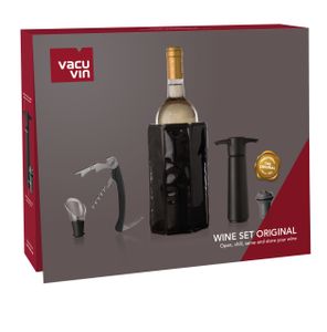 Vacu Vin Wijnset Original - Zwart - 5-Delig