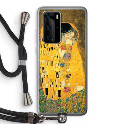 Der Kuss: Huawei P40 Pro Transparant Hoesje met koord
