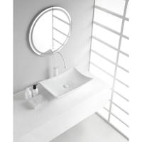 Wiesbaden Scala Waskom Rechthoekig - 56x37x10.5cm - Keramiek - Glans Wit