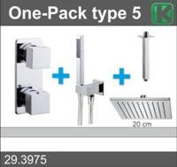 One-Pack Inbouwthermostaatset Type 5 Chr (20Cm)
