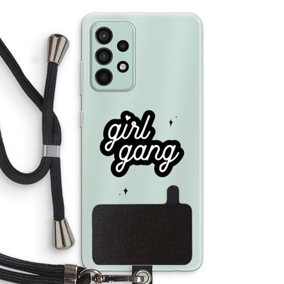 Girl Gang: Samsung Galaxy A52s 5G Transparant Hoesje met koord