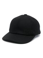 Patou casquette feutrée à logo brodé - Noir