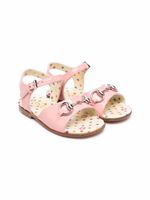 Gucci Kids sandales à détails de paillettes - Rose