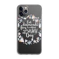 Diamonds: iPhone 11 Pro Max Transparant Hoesje