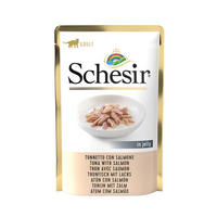 Schesir Kat Pouch Tonijn/Zalm 85gr - thumbnail