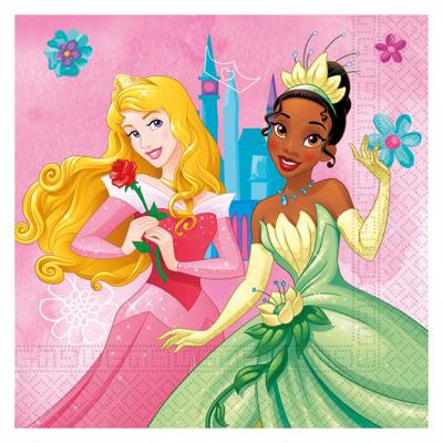 Globos Papieren servetten fsc disney prinses live your story, 20st.