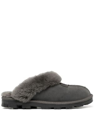 UGG chaussons Coquette bordés de fourrure - Gris