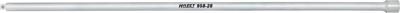 HAZET Verloopstuk 958-28 · 1/2 inch (12,5 mm) vierkant hol · 3/8 inch (10 mm) vierkant massief · Lengte: 700 mm