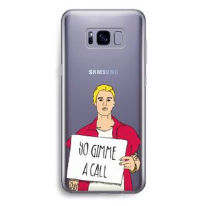 Gimme a call: Samsung Galaxy S8 Plus Transparant Hoesje