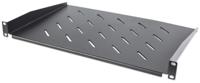 Intellinet 714884 19 inch Apparaatbodem voor patchkast 1 HE Geschikt voor kastdiepte: vanaf 450 mm Zwart (RAL 9005)