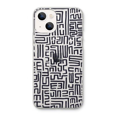 Moroccan Print: iPhone 13 Transparant Hoesje