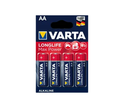 Varta Longlife Max Power AA 4-pack Batterijen