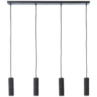 Brilliant 4-lichts hanglamp Marty zwart G80052/76