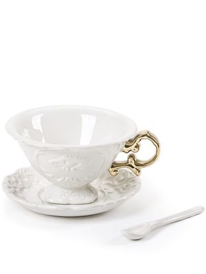 Seletti lot de deux tasses embossées Wares - Blanc