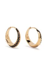 Lizzie Mandler Fine Jewelry grandes boucles d'oreilles Othello Crescent - Noir - thumbnail