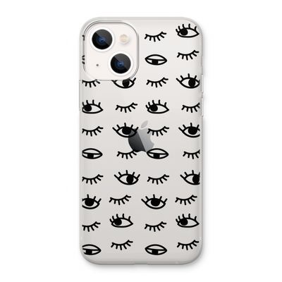 Eye pattern #2: iPhone 13 Transparant Hoesje