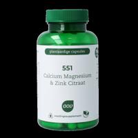 AOV 551 Calcium magnesium & zink citraat 90 Vegetarische capsules