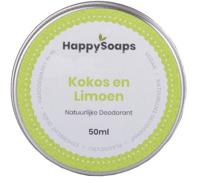 HappySoaps Deodorant Kokos en Limoen 50ml