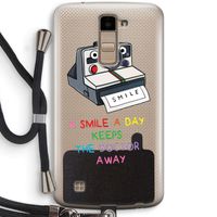 Smile: LG K10 (2016) Transparant Hoesje met koord