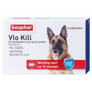 Beaphar Vlo Kill (vanaf 11 kg) hond 24 tabletten