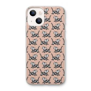 Zwarte poes: iPhone 13 mini Transparant Hoesje