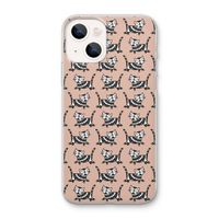 Zwarte poes: iPhone 13 mini Transparant Hoesje