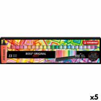 Fluorescerende Markeerstift Set Stabilo Boss Arty Multicolour (5 Stuks)