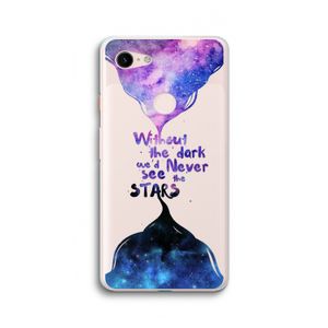 Stars quote: Google Pixel 3 XL Transparant Hoesje