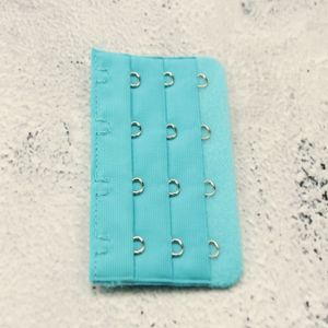 Op en Top BH Verlengstuk / Verlenger 4 Haaks Licht Blauw (per stuk)