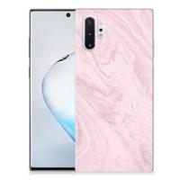 Samsung Galaxy Note 10 Plus | TPU | Siliconen hoesje | Marble Pink - Origineel Cadeau Vriendin