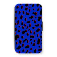 Blue Leopard: iPhone 11 Pro Flip Hoesje
