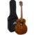 LAG Guitars BlueWave 1 TBW1TE-BRW E/A westerngitaar met effecten en bluetooth