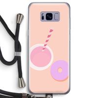 Donut: Samsung Galaxy S8 Transparant Hoesje met koord