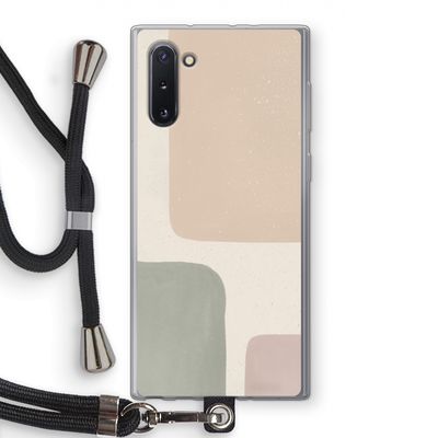 Geo #7: Samsung Galaxy Note 10 Transparant Hoesje met koord