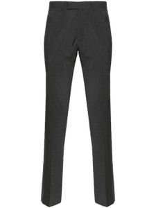 SANDRO slim-cut virgin wool trousers - Gris