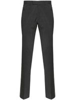 SANDRO slim-cut virgin wool trousers - Gris