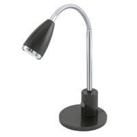 Eglo Bureaulamp Fox antraciet met chroom 92873