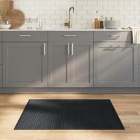 VidaXL Vloerkleed rechthoekig 80x100 cm bamboe grijs