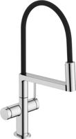 Hansgrohe Talis Select M54 PowderSpray ééngreeps keukenkraan Semi-Pro 3jet, chroom