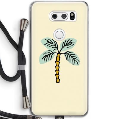 Palmboom: LG V30 Transparant Hoesje met koord