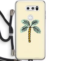 Palmboom: LG V30 Transparant Hoesje met koord Palmboom: LG V30 Transparant Hoesje met koord