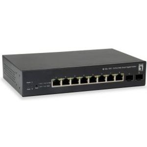 LevelOne GEP-1051 Managed L2/L3/L4 Gigabit Ethernet (10/100/1000) Zwart Power over Ethernet (PoE)